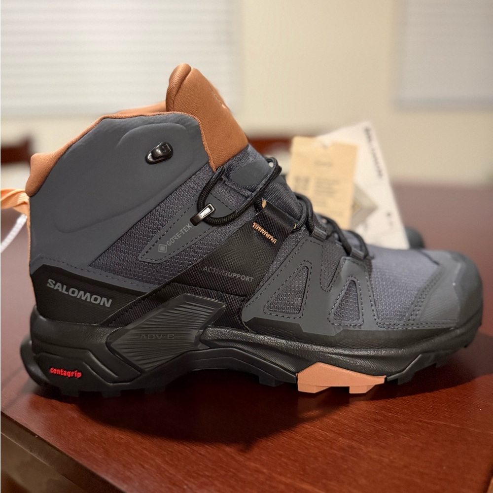 Salomon X Ultra 4 Mid GTX Boots Women’s Size 9.5 Mocha Mousse Waterproof Hiking